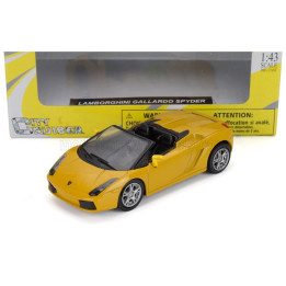 NEWRAY LAMBORGHINI GALLARDO SPIDER 2004 - YELLOW 1/43