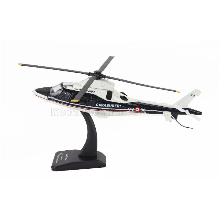 NEWRAY AGUSTA WESTLAND A109 POWER HELICOPTER CARABINIERI - POLICE - BLUE WHITE 1/43
