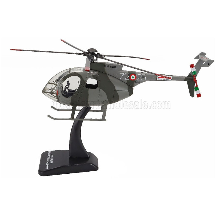 NEWRAY HUGHES NH500 BREDA NARDI HELICOPTER MILITARY - ESERCITO ITALIANO - MILITARY CAMOUFLAGE 1/32