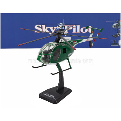 NEWRAY HUGHES NH500 CFS09 HELICOPTER CORPO FORESTALE - POLICE - GREEN WHITE 1/32