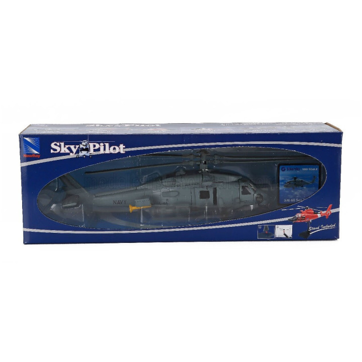 NEWRAY SIKORSKY SH-60 SEA HAWK HELICOPTER MILITARY - MILITARY GREY 1/60