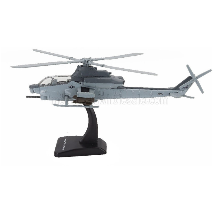 NEWRAY BELL AH-1Z COBRA VIPER HELICOPTER MILITARY - MILITARY GREY 1/55