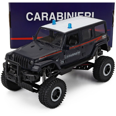 NEWRAY JEEP SAHARA OFF-ROAD CARABINIERI - POLICE 2019 - BLUE 1/18