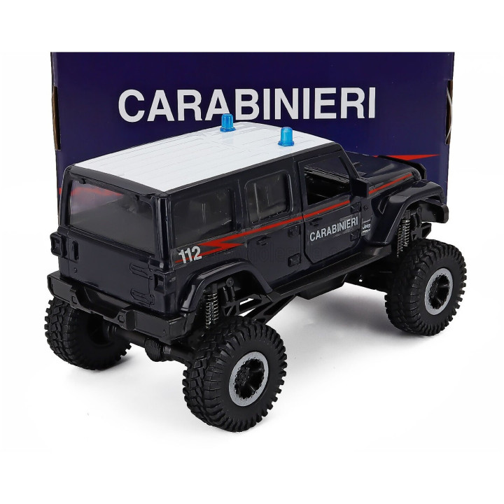 NEWRAY JEEP SAHARA OFF-ROAD CARABINIERI - POLICE 2019 - BLUE 1/18