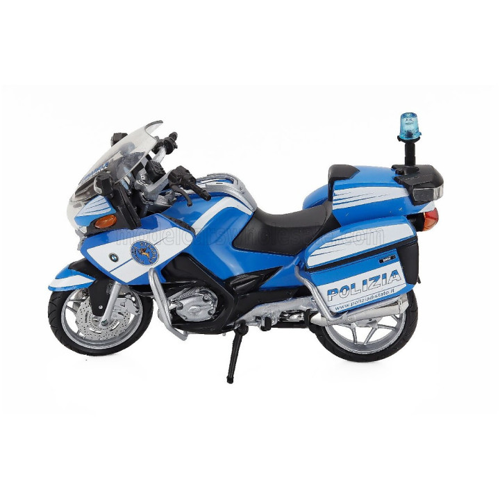 NEWRAY BMW R1200RT POLIZIA - POLICE 2005 - LIGHT BLUE WHITE 1/12