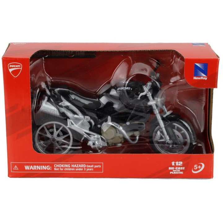 NEWRAY DUCATI MONSTER 1100 2010 - BLACK 1/12
