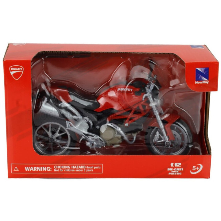 NEWRAY DUCATI MONSTER 1100 2010 - RED 1/12