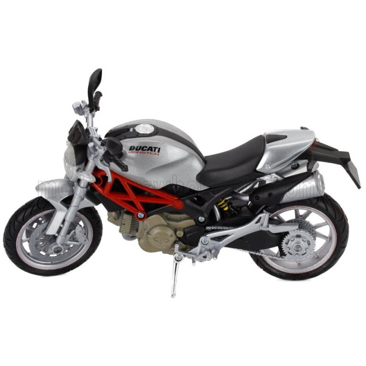 NEWRAY DUCATI MONSTER 1100 2010 - SILVER 1/12