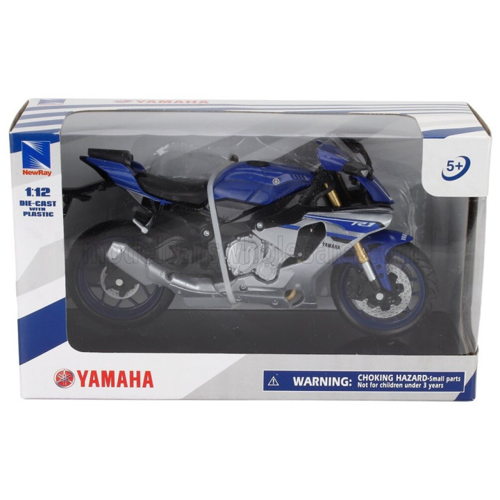NEWRAY YAMAHA YZF-R1 2004 - BLUE SILVER 1/12
