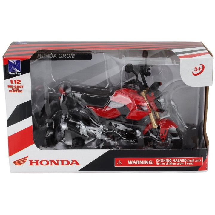 NEWRAY HONDA GROM 2013 - RED BLACK 1/12