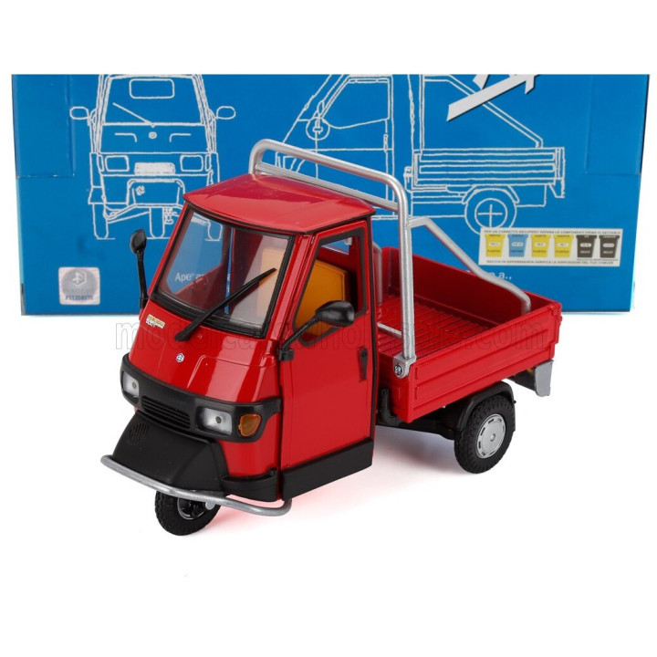NEWRAY PIAGGIO APE 50 CROSS COUNTRY 1994 - RED BLACK 1/18