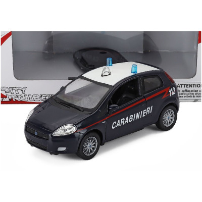 NEWRAY FIAT GRANDE PUNTO CARABINIERI - POLICE 2006 - BLUE 1/24