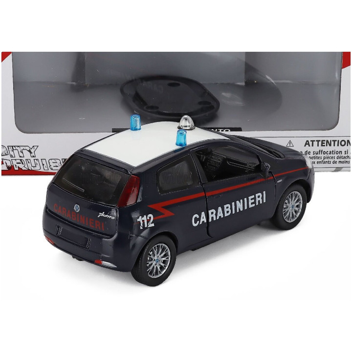 NEWRAY FIAT GRANDE PUNTO CARABINIERI - POLICE 2006 - BLUE 1/24