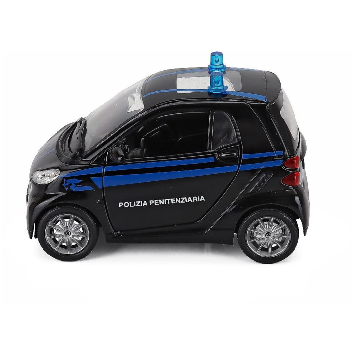 NEWRAY SMART II FORTWO POLIZIA PENITENZIARIA - POLICE 2007 - BLUE 1/24