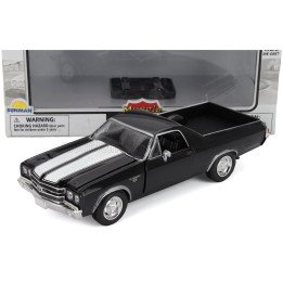 NEWRAY CHEVROLET EL CAMINO SS PICK-UP 1970 - BLACK 1/24