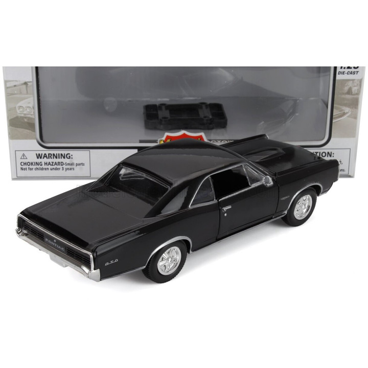 NEWRAY PONTIAC GTO 1966 - BLACK 1/24