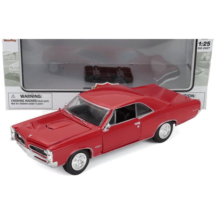 NEWRAY PONTIAC GTO 1966 - RED 1/24