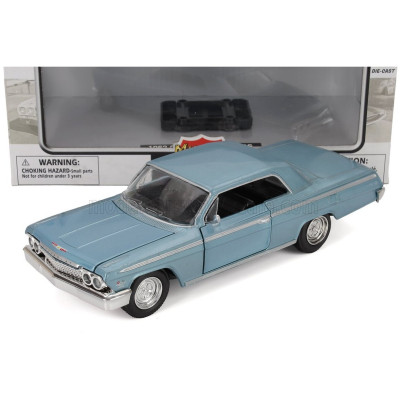 NEWRAY CHEVROLET IMPALA SS 1962 - LIGHT BLUE MET 1/24