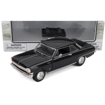 NEWRAY CHEVROLET CHEVY NOVA SS 1964 - BLACK 1/24