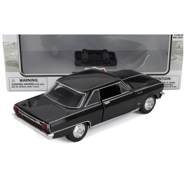 NEWRAY CHEVROLET CHEVY NOVA SS 1964 - BLACK 1/24