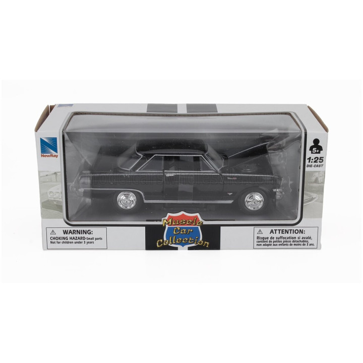 NEWRAY CHEVROLET CHEVY NOVA SS 1964 - BLACK 1/24