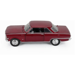 NEWRAY CHEVROLET CHEVY NOVA SS 1964 - RED MET 1/24