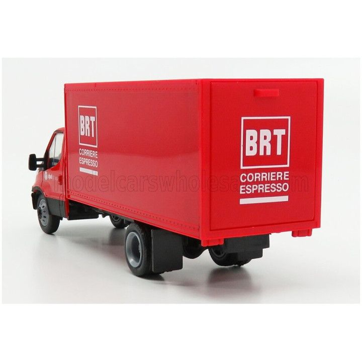NEWRAY IVECO FIAT NEW DAILY CASSONATO VAN BRT 2014 - RED 1/36