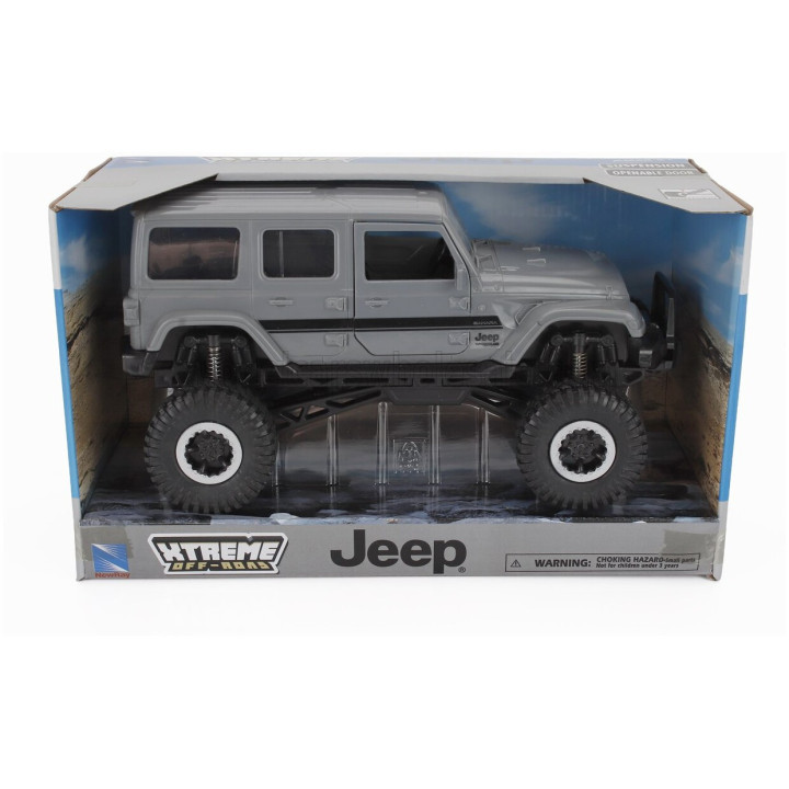 NEWRAY JEEP WRANGLER UNLIMITED SAHARA 2017 - GREY 1/14
