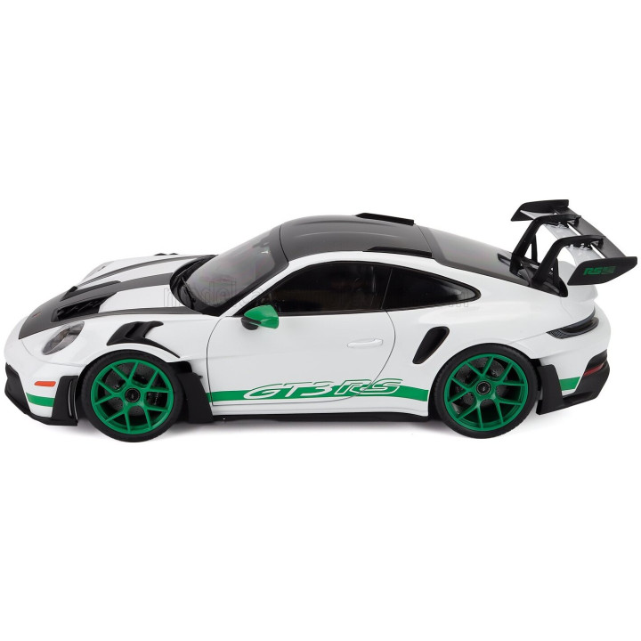 NOREV PORSCHE 911 992 GT3 RS COUPE 2022 - WHITE GREEN 1/12