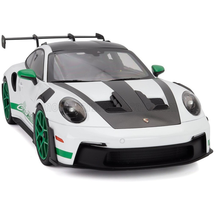NOREV PORSCHE 911 992 GT3 RS COUPE 2022 - WHITE GREEN 1/12