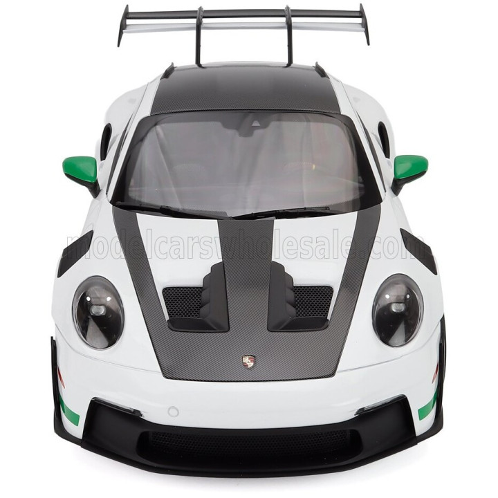 NOREV PORSCHE 911 992 GT3 RS COUPE 2022 - WHITE GREEN 1/12