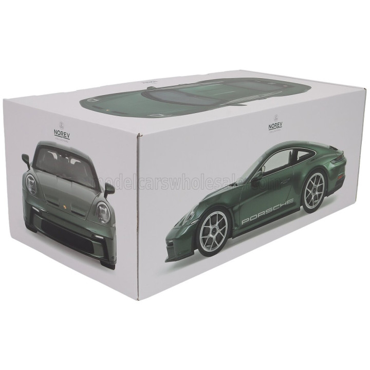NOREV PORSCHE 911 992 S/T COUPE 2023 - MALACHITE GREEN 1/12