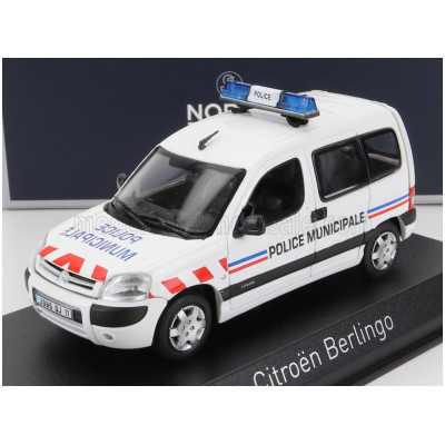 NOREV CITROEN BERLINGO POLICE MUNICIPALE 2004 - WHITE 1/43