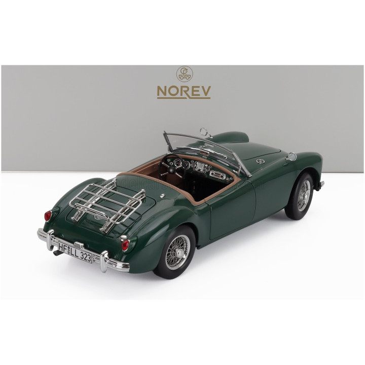 NOREV MG MGA ROADSTER SPIDER 1955 - BRITISH RACING GREEN 1/18
