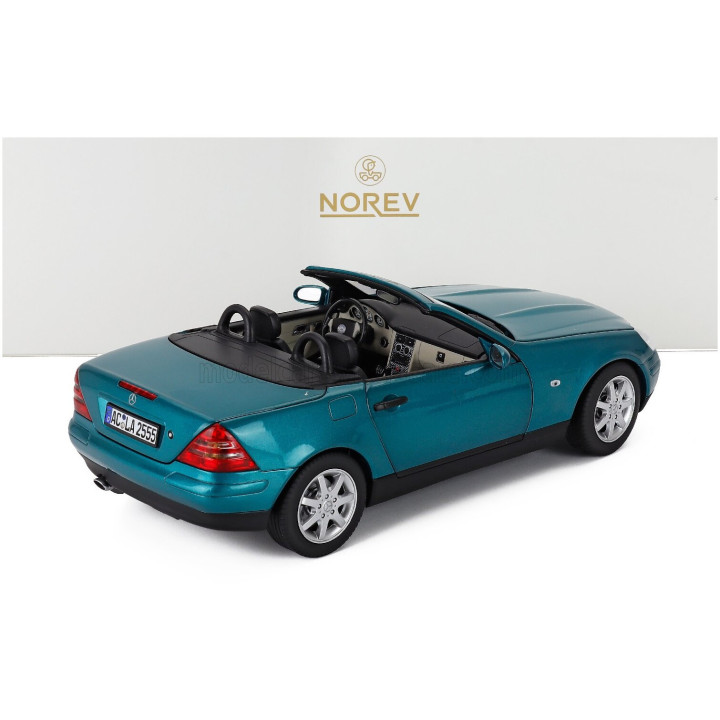 NOREV MERCEDES BENZ SLK-CLASS SLK350 CABRIOLET SPIDER 1996 - GREEN 1/18