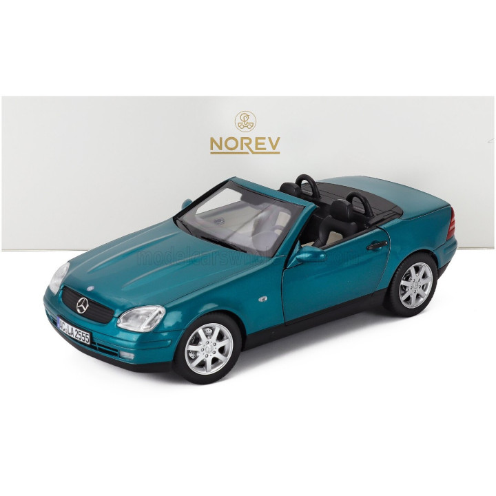 NOREV MERCEDES BENZ SLK-CLASS SLK350 CABRIOLET SPIDER 1996 - GREEN 1/18