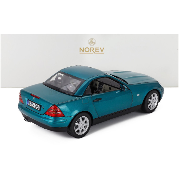 NOREV MERCEDES BENZ SLK-CLASS SLK350 CABRIOLET SPIDER 1996 - GREEN 1/18