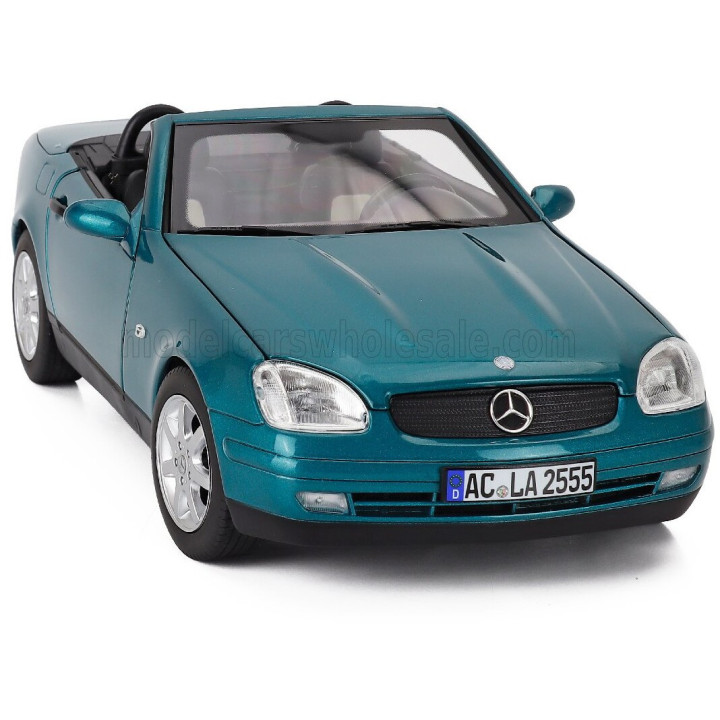 NOREV MERCEDES BENZ SLK-CLASS SLK350 CABRIOLET SPIDER 1996 - GREEN 1/18