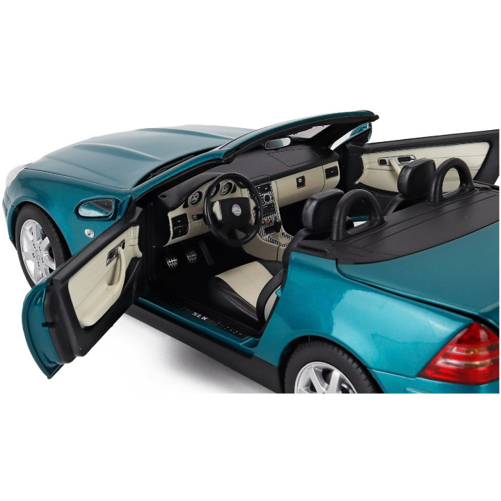 NOREV MERCEDES BENZ SLK-CLASS SLK350 CABRIOLET SPIDER 1996 - GREEN 1/18