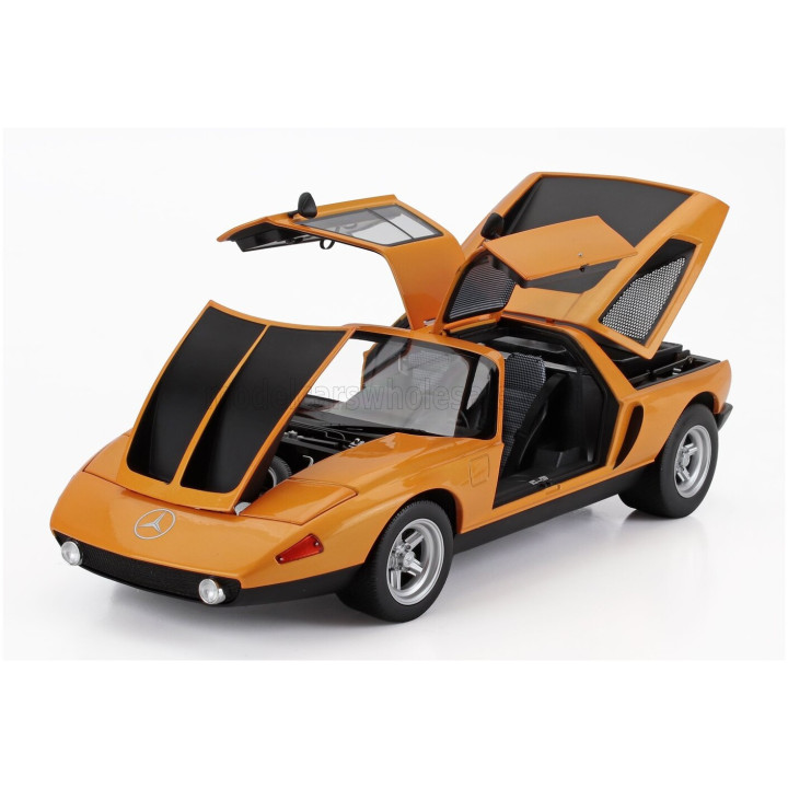 NOREV MERCEDES BENZ C111-II 1970 - ORANGE 1/18
