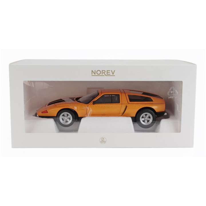 NOREV MERCEDES BENZ C111-II 1970 - ORANGE 1/18