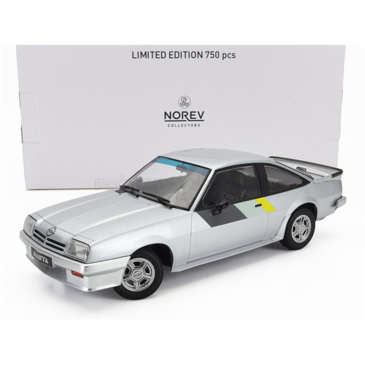 NOREV OPEL MANTA B i240 1985 - SILVER 1/18