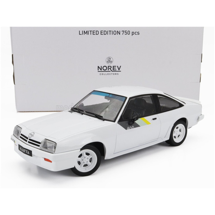 NOREV OPEL MANTA B400 1982 - WHITE 1/18