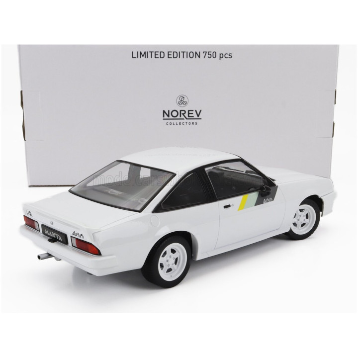 NOREV OPEL MANTA B400 1982 - WHITE 1/18
