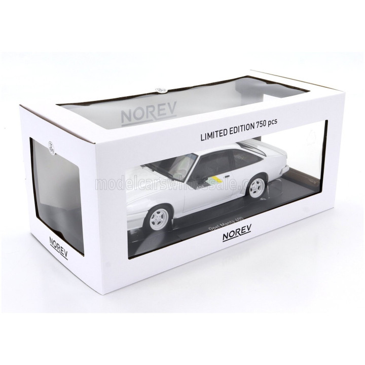 NOREV OPEL MANTA B400 1982 - WHITE 1/18