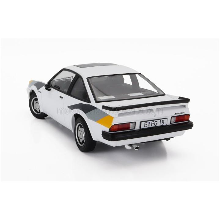 NOREV OPEL MANTA B 1984 - IRMSCHER MANTA - THE MOVIE FRED - WHITE 1/18