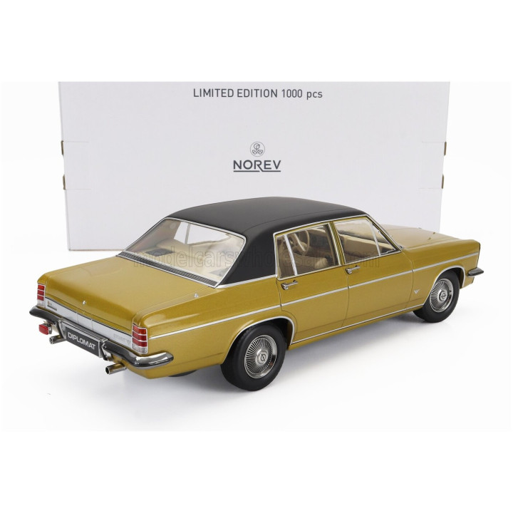 NOREV OPEL DIPLOMAT V8 1969 - GOLD BLACK 1/18