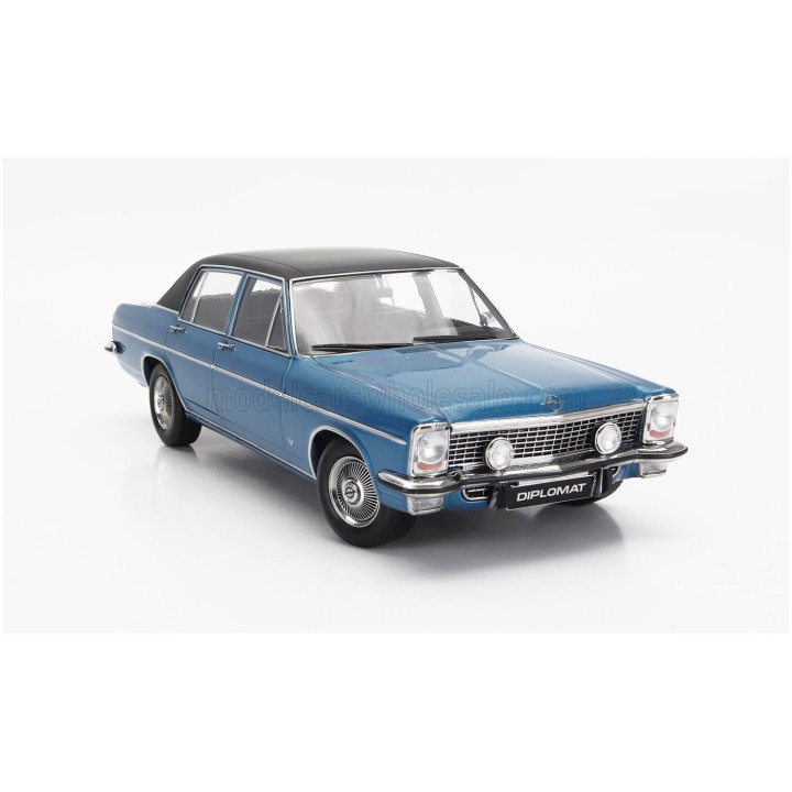 NOREV OPEL DIPLOMAT V8 1969 - BLUE BLACK 1/18