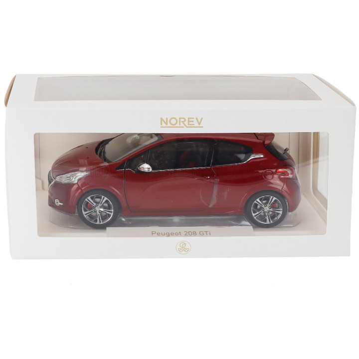 NOREV PEUGEOT 208 GTI 2013 - RUBIS RED MET 1/18