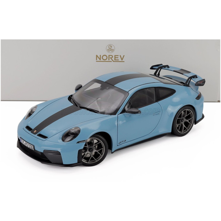 NOREV PORSCHE 911 992 GT3 WEISSACH PACKAGE COUPE 2025 - LIGHT BLUE 1/18